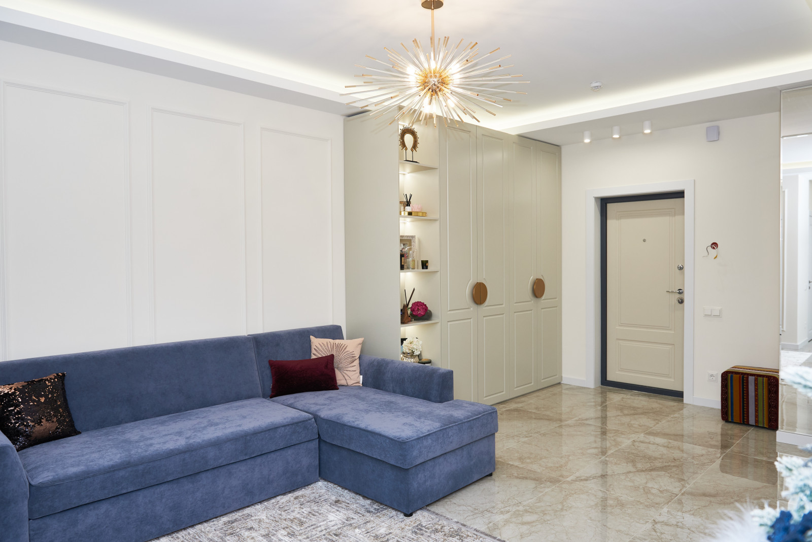 Косметический ремонт в 2хкомнатной квартире в светлых тонах