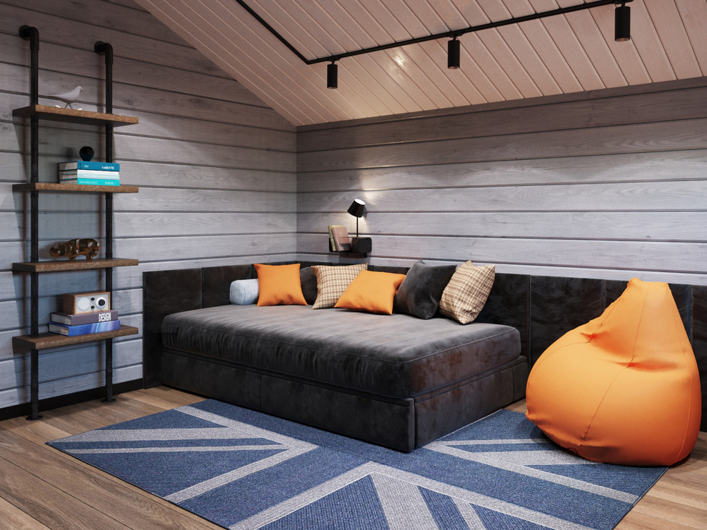 Интерьер жилого дома из клееного бруса  г. Владивосток