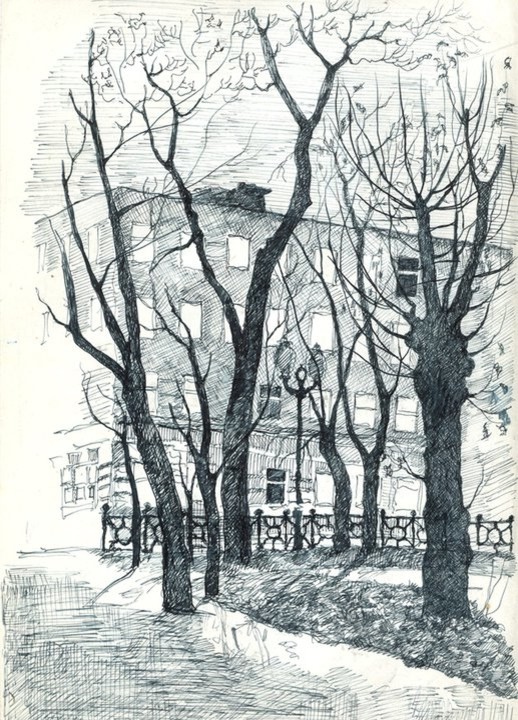 Мои черно-белые рисунки