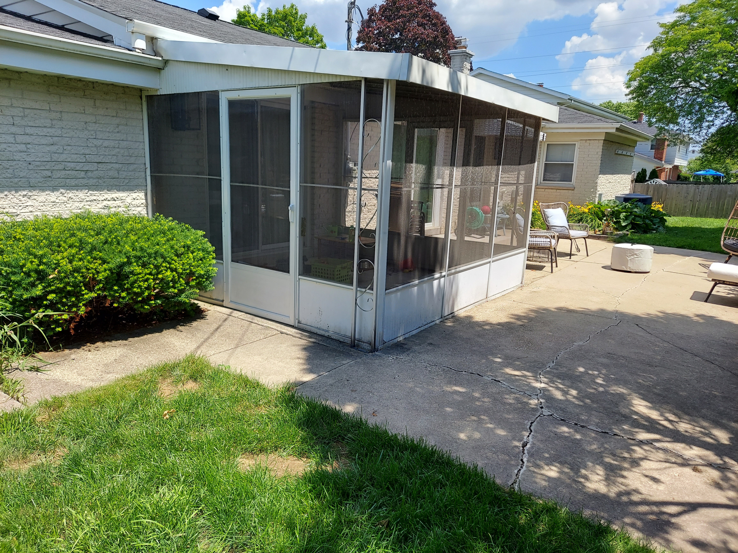 Mid-Century Ranch Backyard + Patio Landscape - Wauwatosa, WI