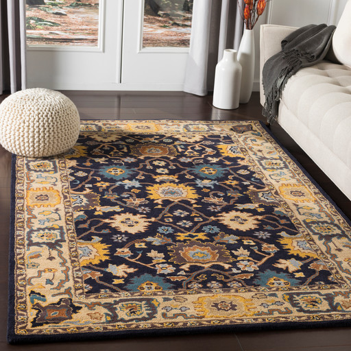 Burfordville Updated Vintage Farmhouse Area Rug Mediterranean Area