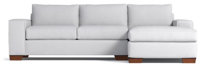 Apt2B Melrose 2-Piece Sectional Sofa, Stone, Chaise on Right
