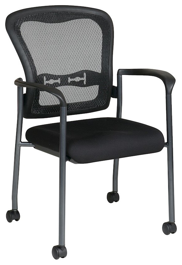 Ember FreeFlex Pro-Line II Series Armless Visitors Stacking Chair Seat Finish 
