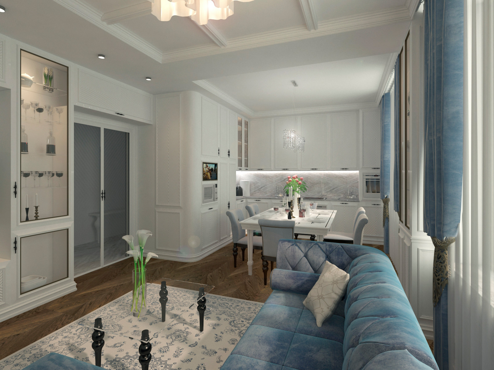 Дизайн-проект квартиры в ЖК Наследие