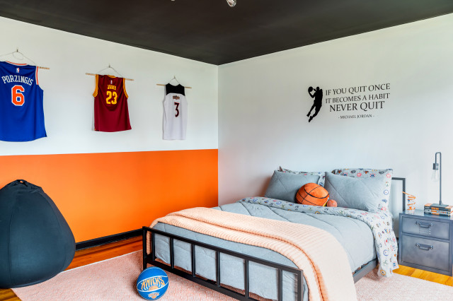 Teen Boy Bedroom - Basketball Themed - Minimalistisch - New York - von La  Rochelle Home | Houzz