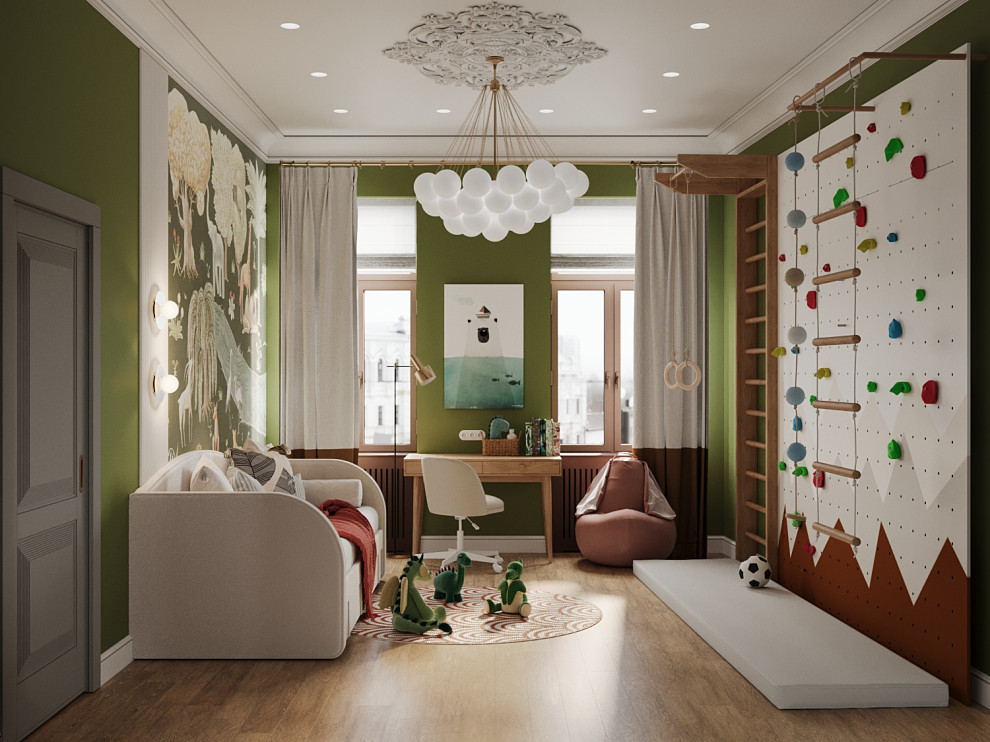 Проект в старом фонде в центре СПб. Ретро и винтаж.