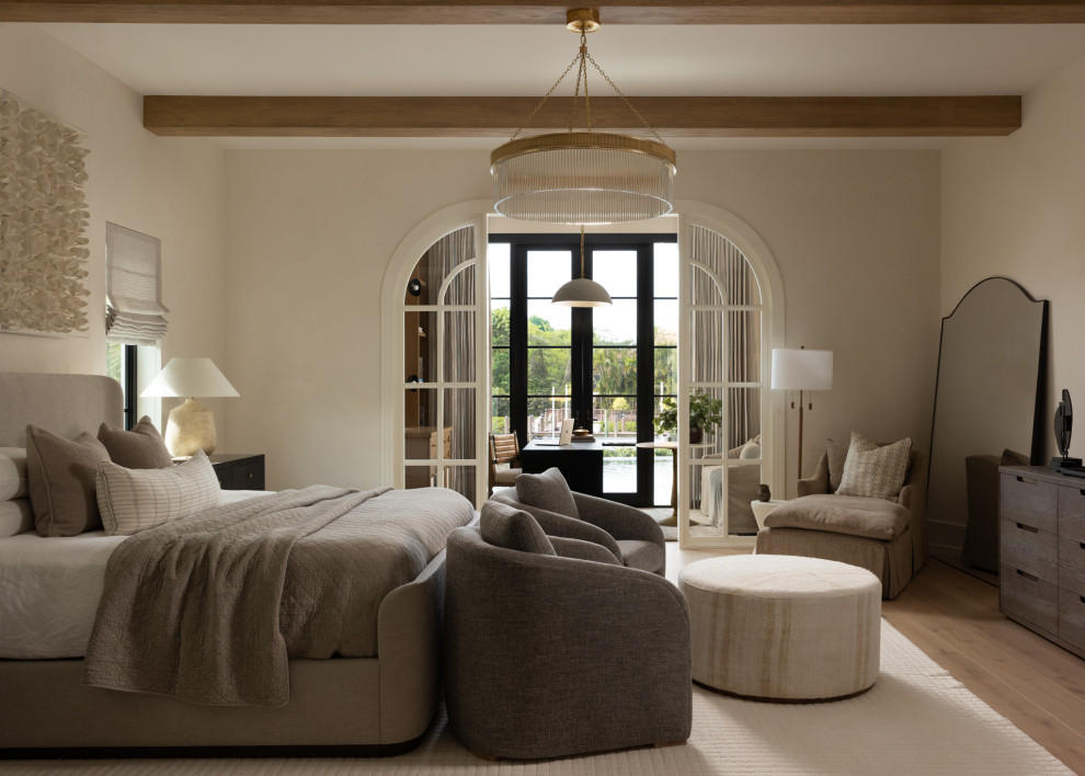 Inspiration for a transitional bedroom remodel in Orlando
