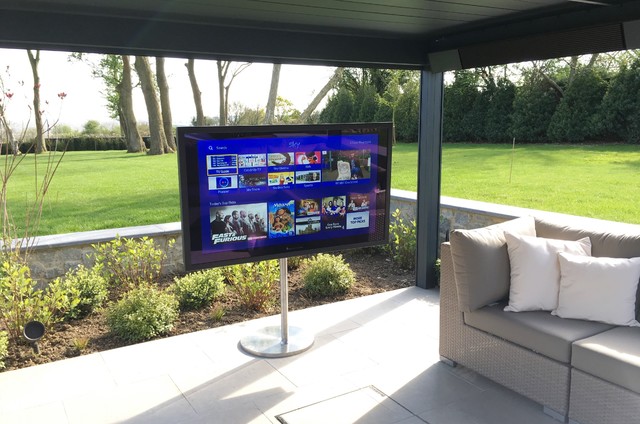 Whole Home Automation - West Malling contemporary-courtyard