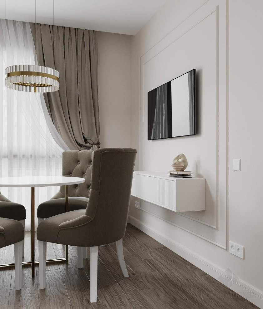 Дизайн-проект однокомнатной квартиры, Волгоградский пр-кт, дом 32/5 корпус