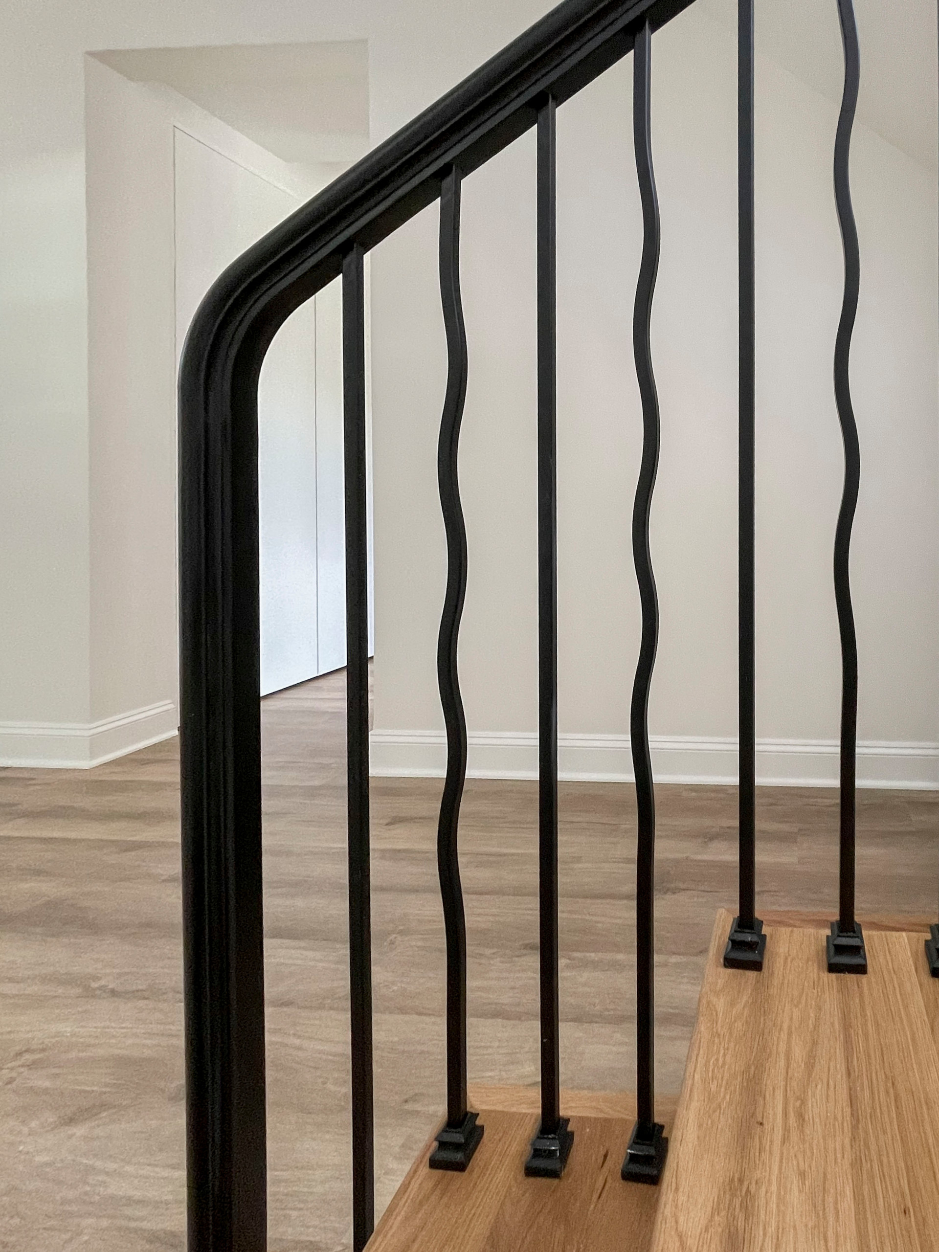 106_Modern Balustrade System Meets Traditional Winding Stairs, Aldie VA  20105