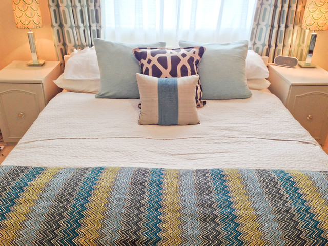 Master bedroom makeover eclectic-bedroom