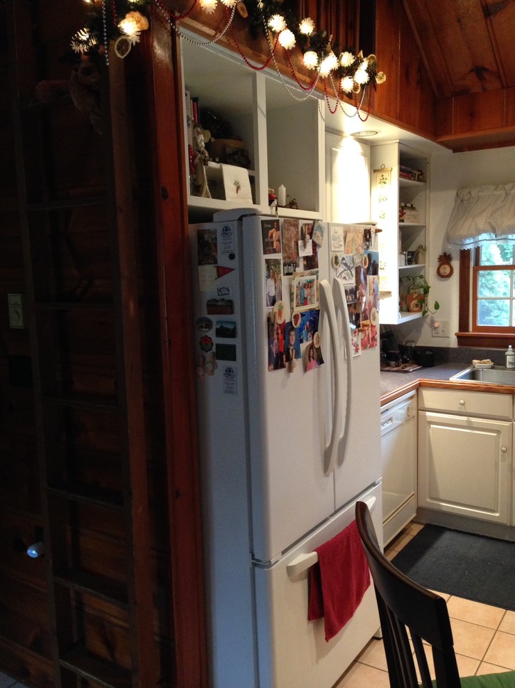 Before Photos: Harrisburg Kitchen with Plenty of Extra Storage, as well as Seati