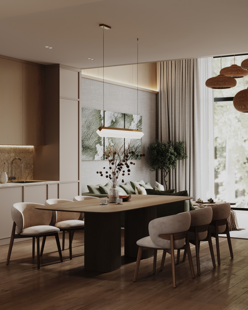 Дизайн интерьера дома в кп Урман— 174 м²