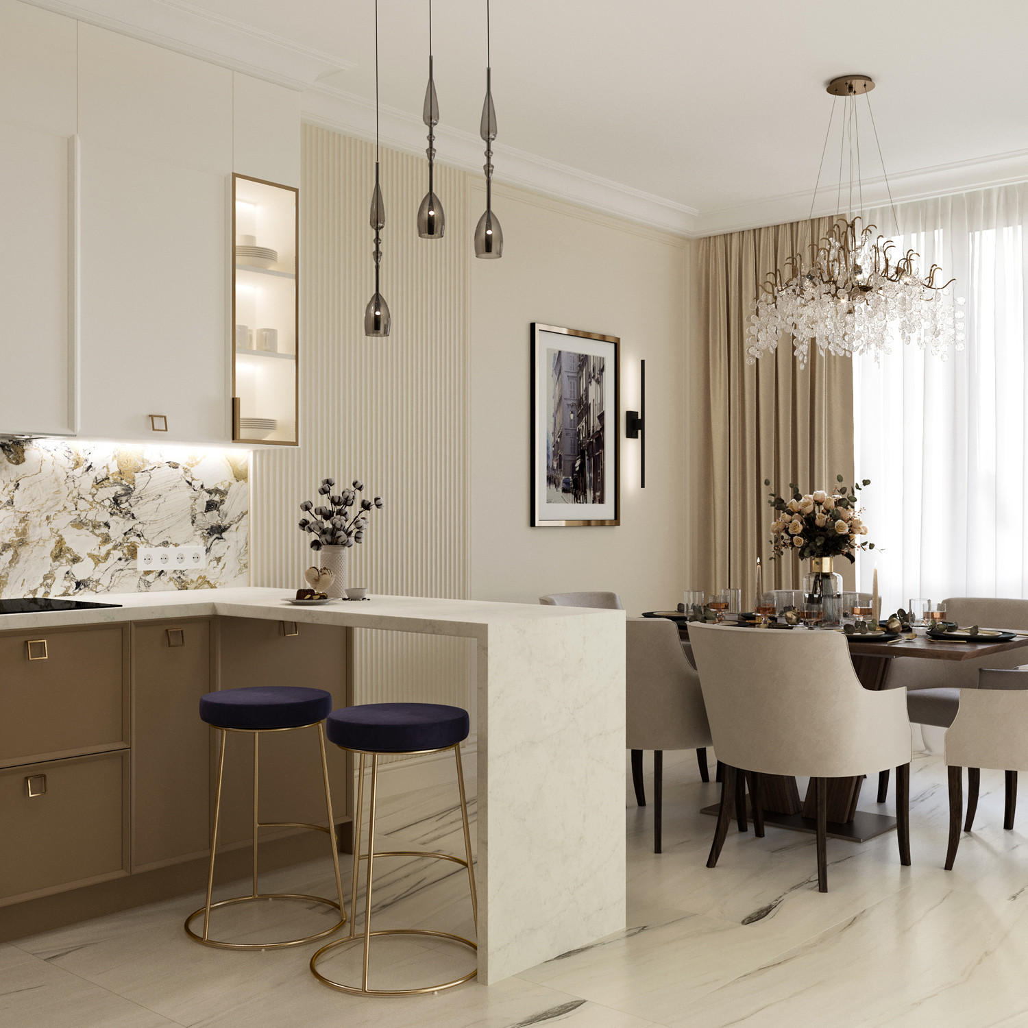 Трехкомнатная квартира ЖК "1147"