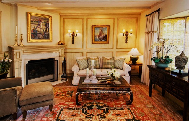 Debra Campbell Design traditional-living-room