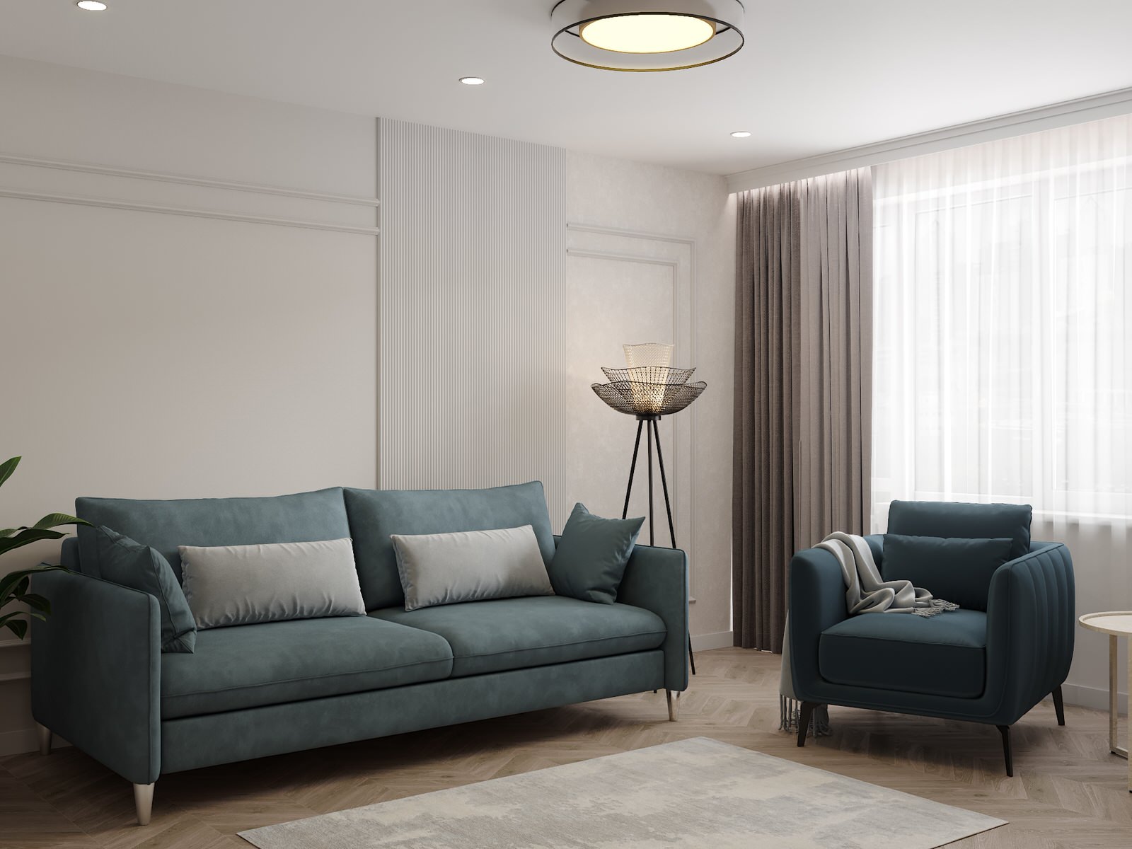 Гостиная в современной классике