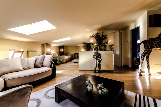 home staging Pescara exotisk-vardagsrum