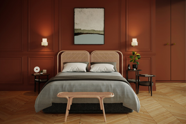 Aménagement chambre d'hôtel Eklektisch Schlafzimmer Bordeaux