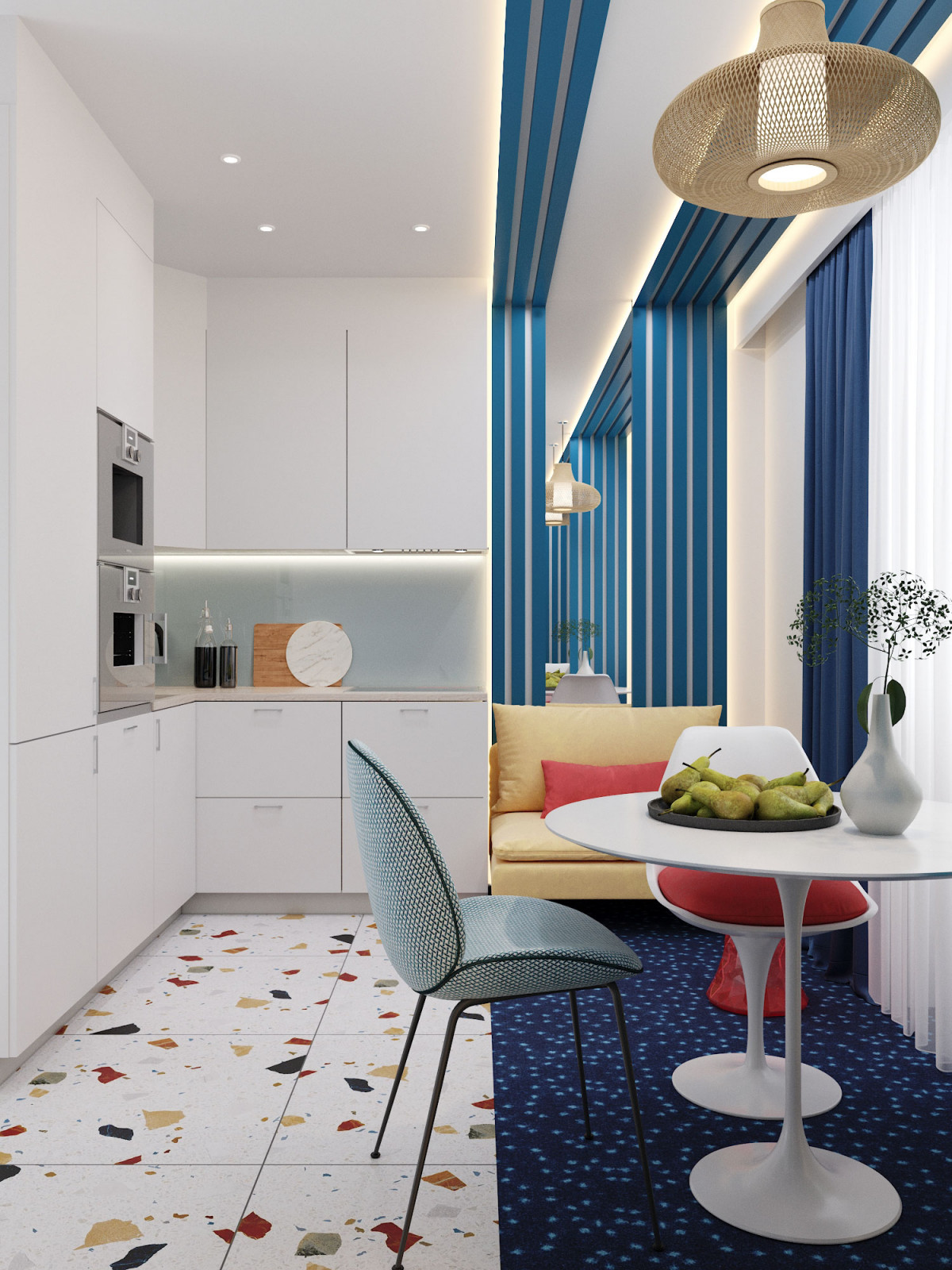 Яркая квартира