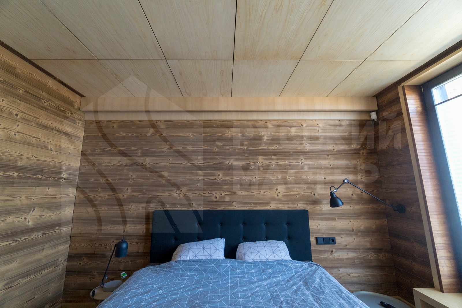 Одноэтажный дом в современном стиле с уютной сауной