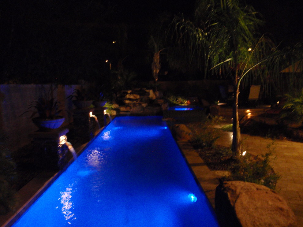 Tropical pool in Phoenix.
