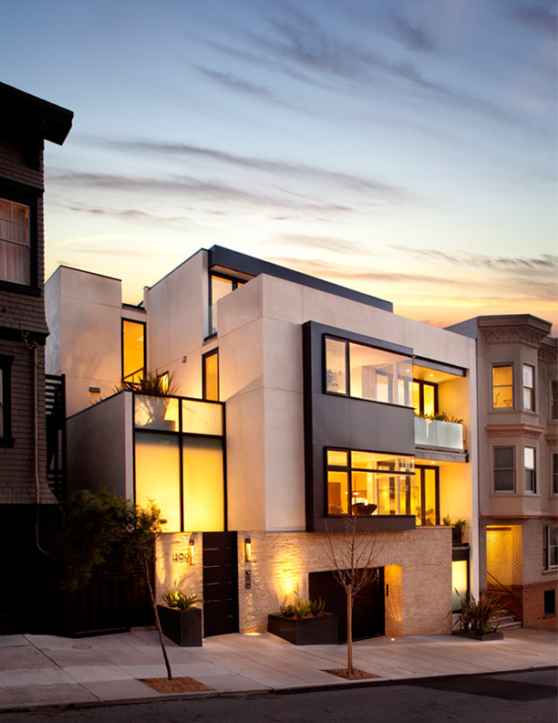 Design ideas for a contemporary exterior in San Francisco.