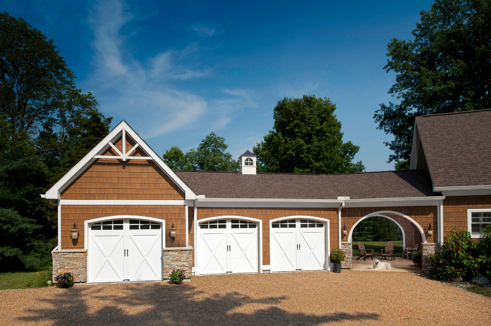 3+ Door Garages Southwestern Garage Philadelphia by Precision
