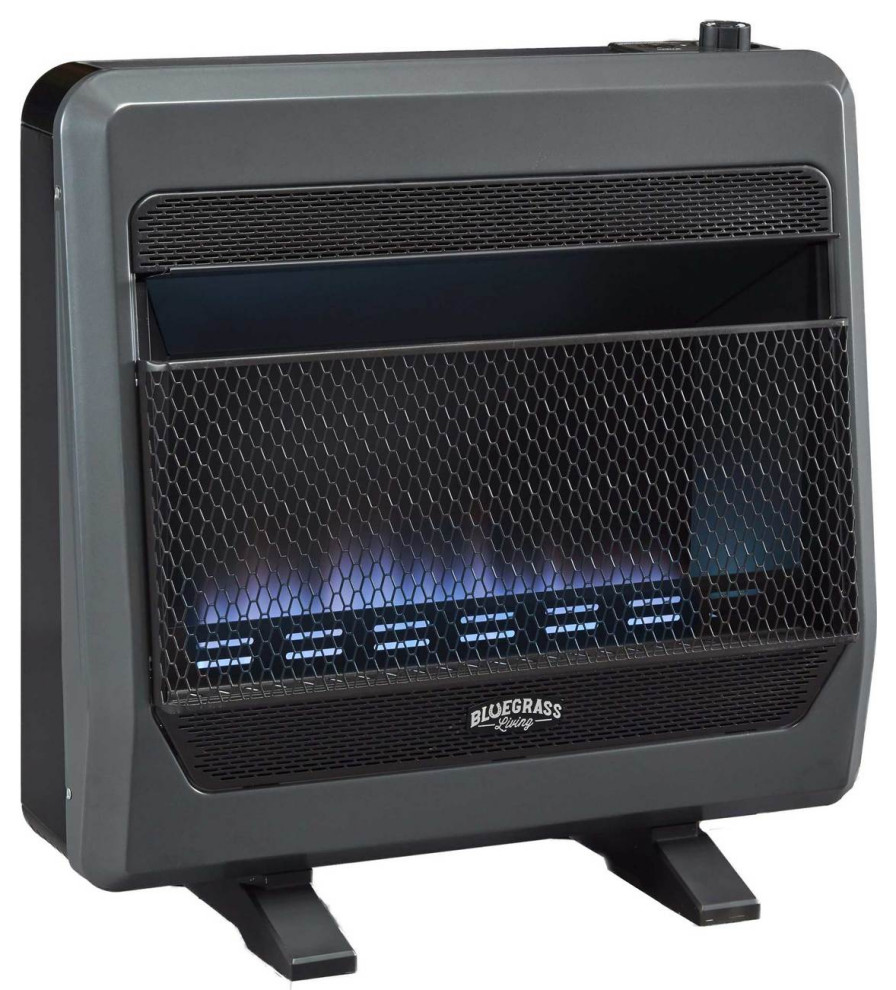 Bluegrass Living Natural Gas Vent Free Blue Flame Gas Space Heater