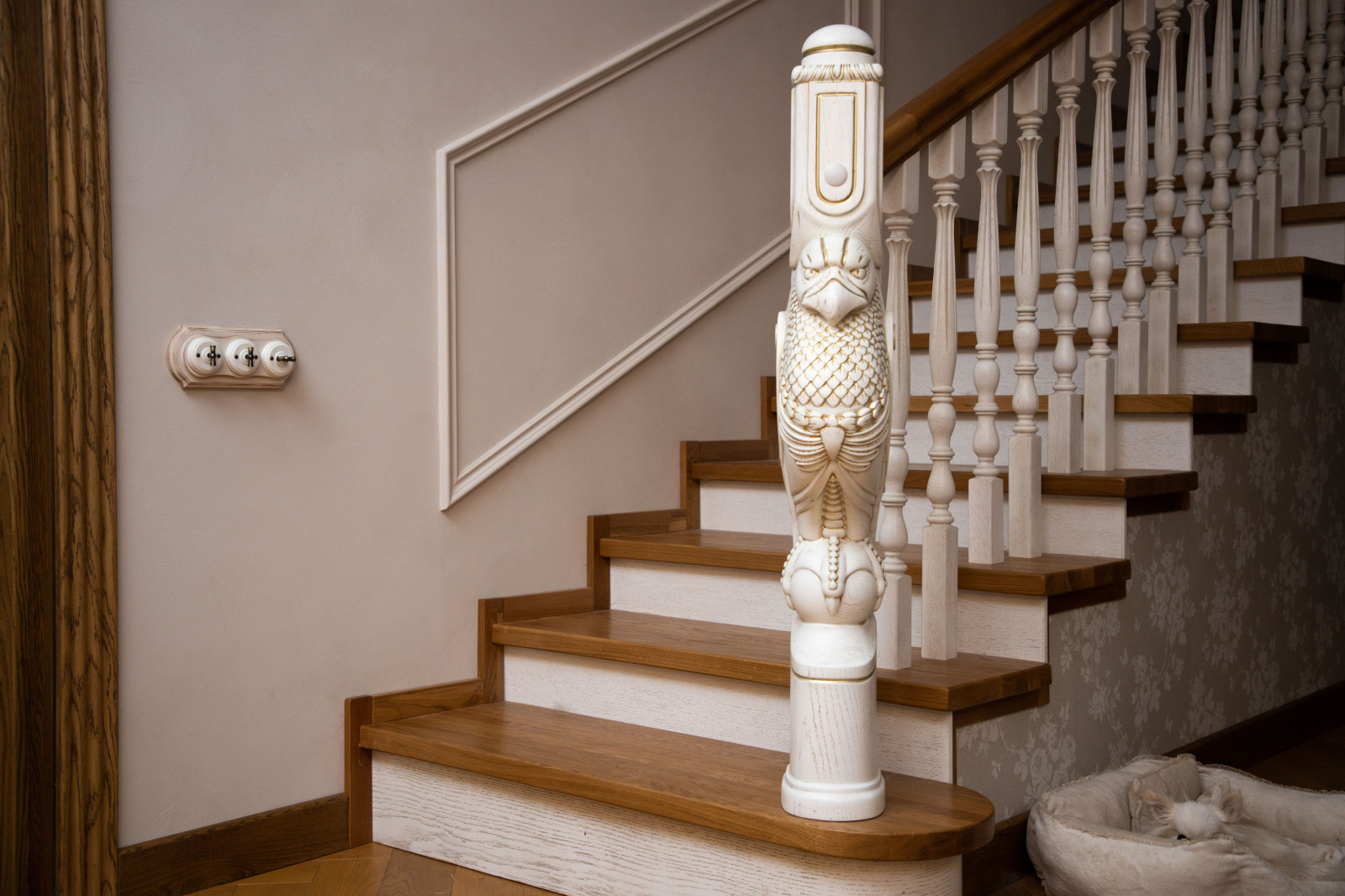 Загородный дом (внутренний монтаж ретро электрики)