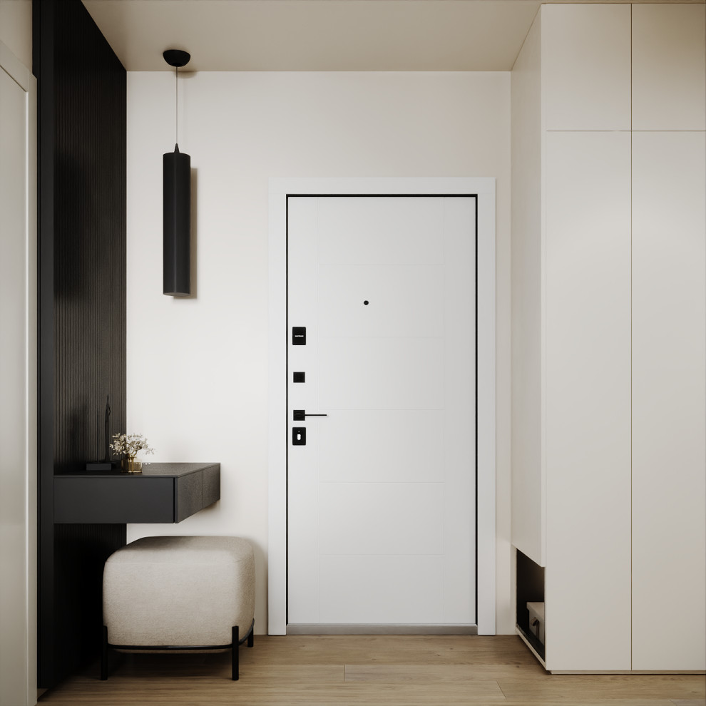 Просторная прихожая-коридор.