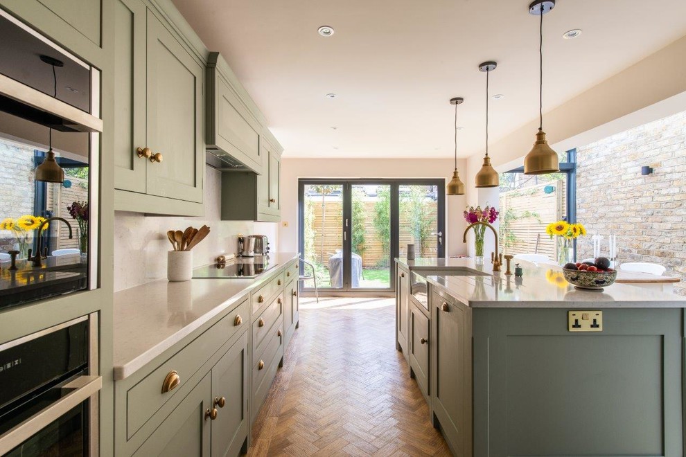 Traditional kitchen in Kent.