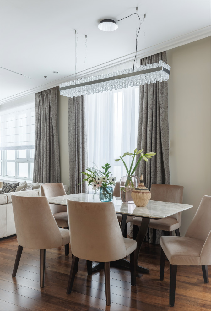 Современный интерьер в смешанном стиле.