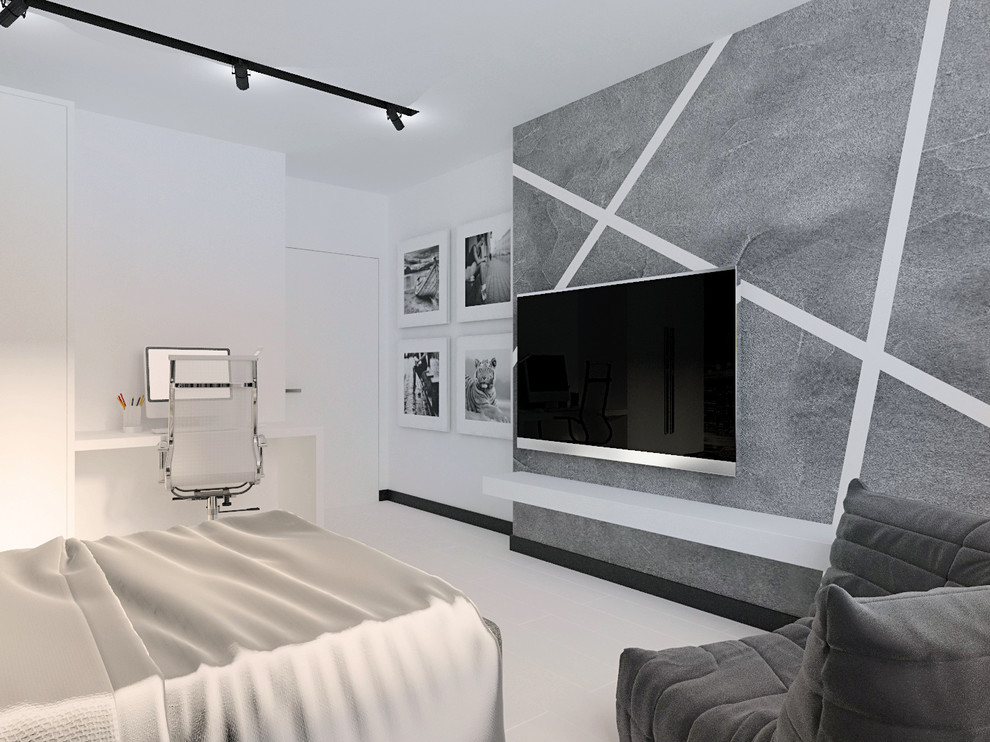 Комфорт и изящество черно-белого интерьера