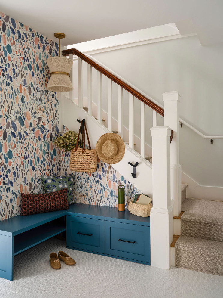 Transitional staircase photo in San Francisco