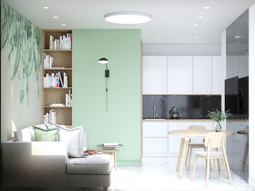 гостиная-кухня