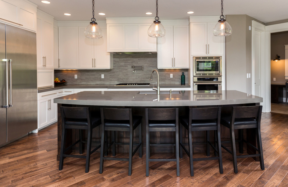 Inspiration for a transitional kitchen remodel in Cedar Rapids