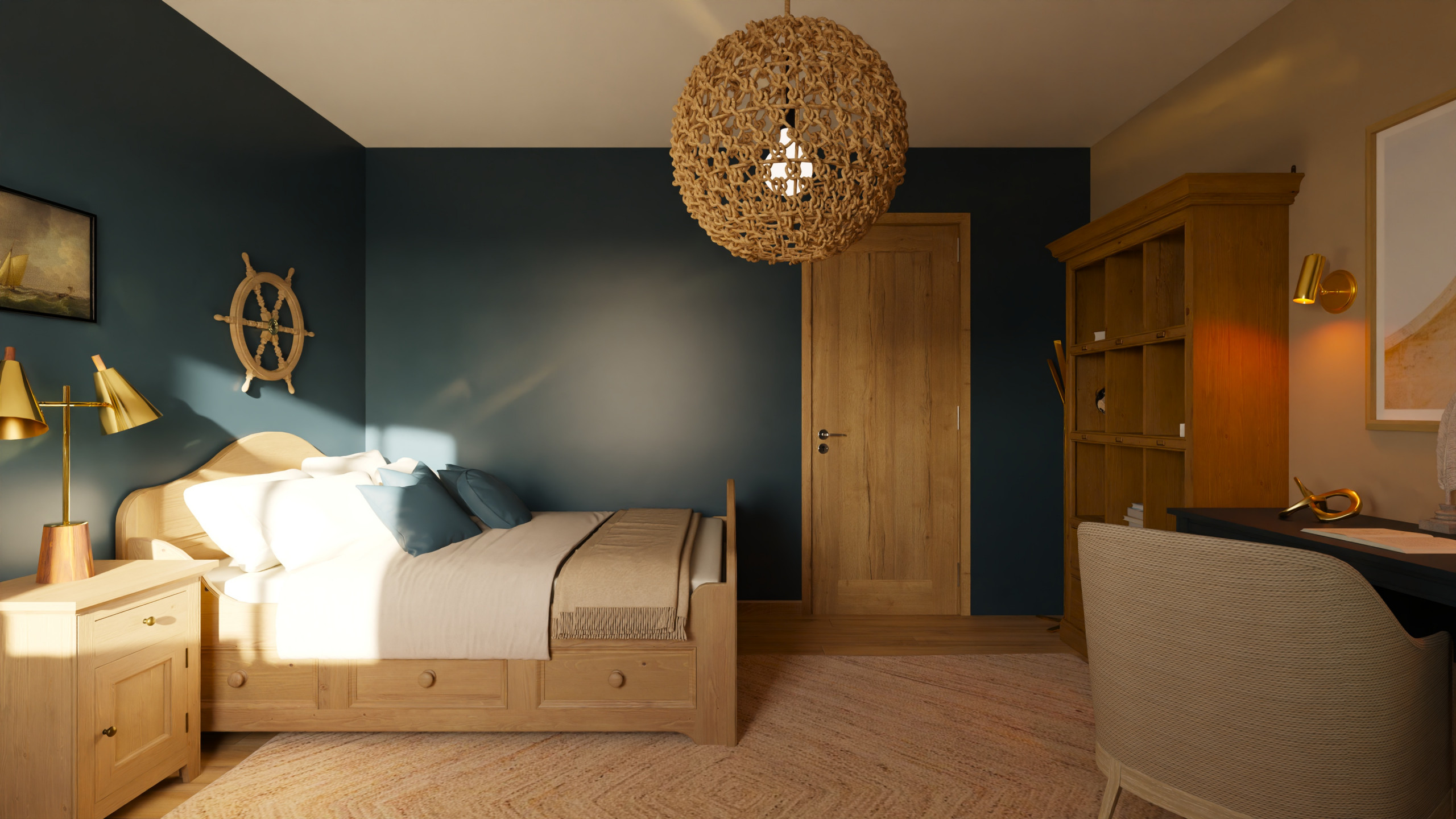 Modélisation Chambre adolescent noble