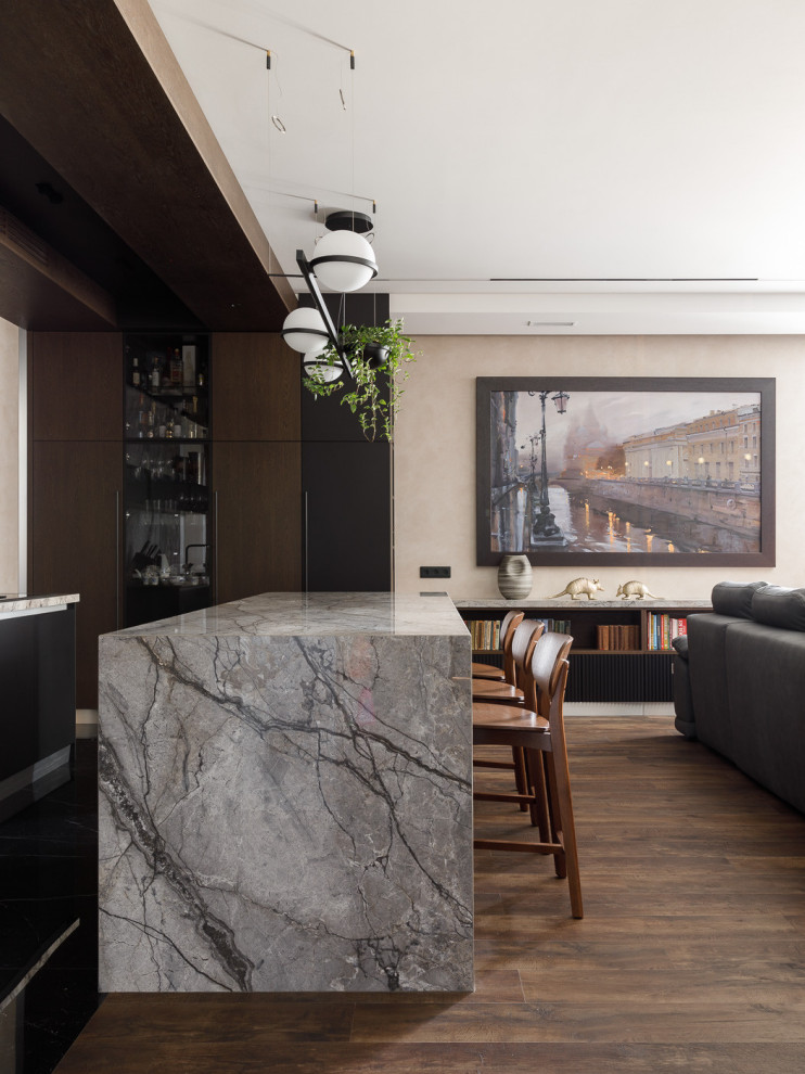 Четырехкомнатная квартира в современном стиле 166 м2