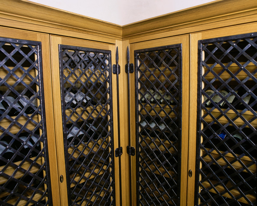 Transitional wine cellar photo in Albuquerque
