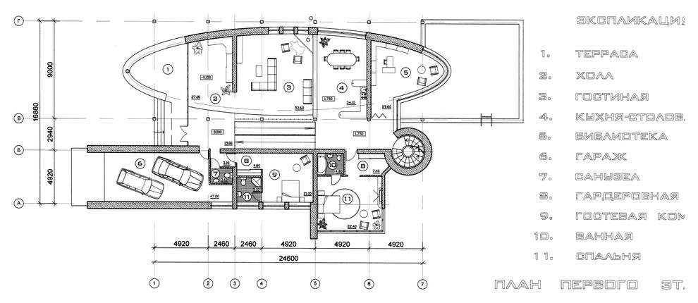 Загородный дом в соснах