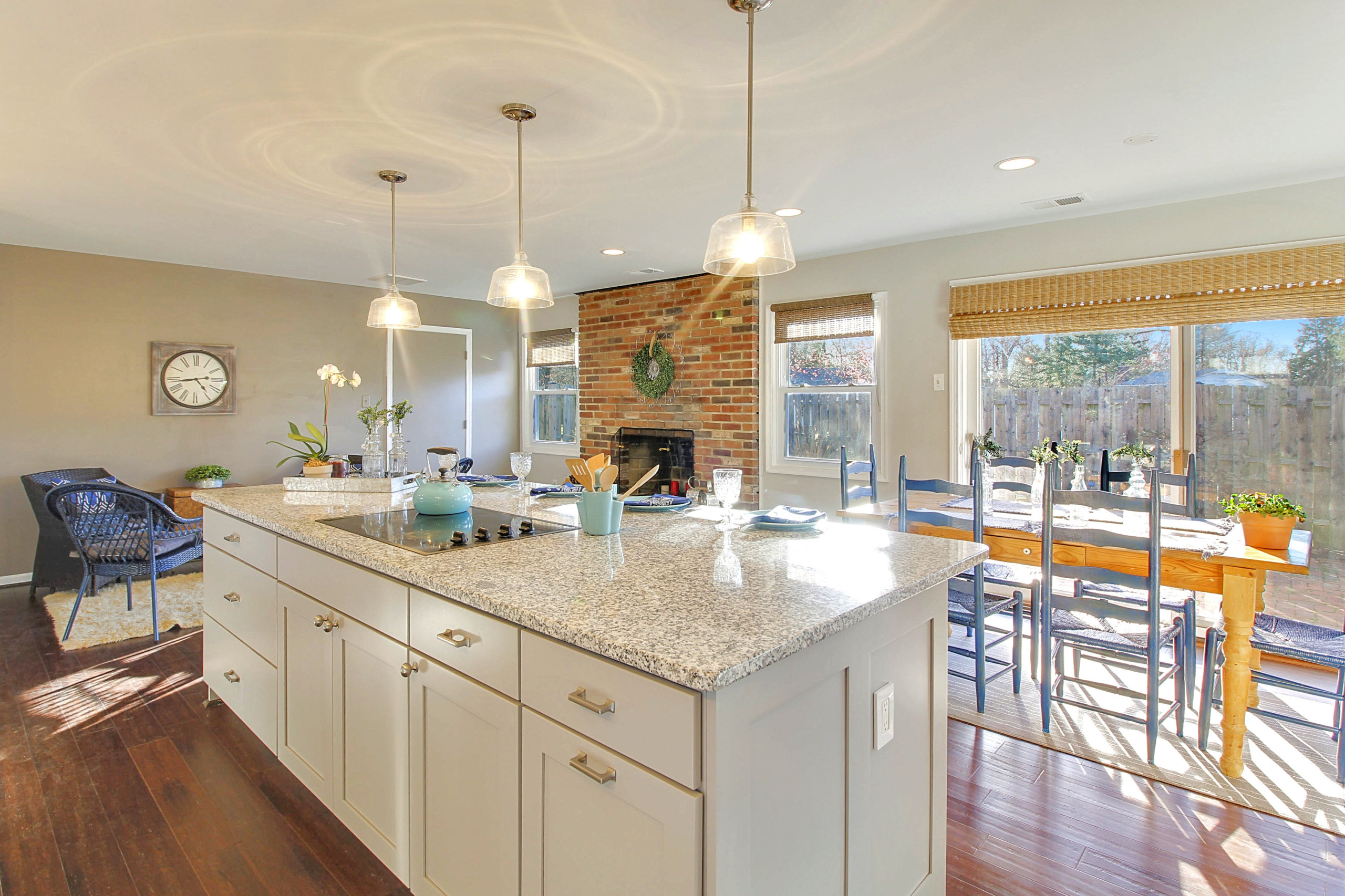 Open Concept-Kitchen, Dining Area, Living Space
