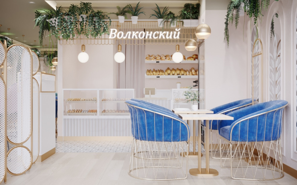 Дизайн проект Кафе-пекарни Волконский