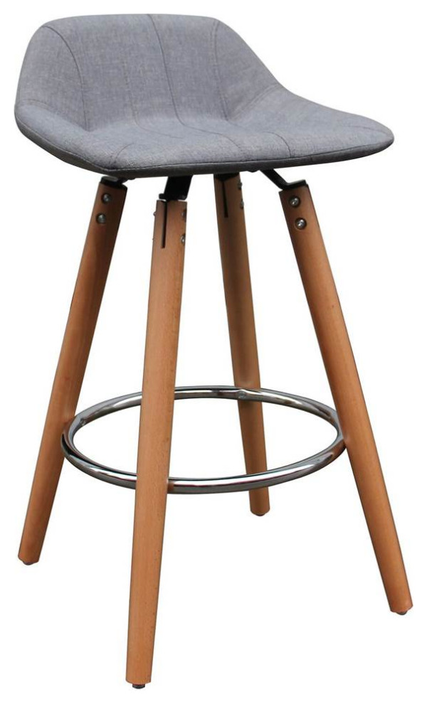 Counter Stool in Gray - Set of 2