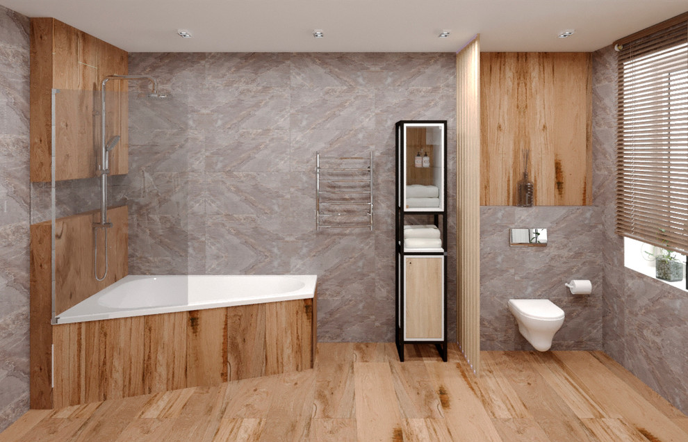 Санузлы для таунхауса в стиле лофт