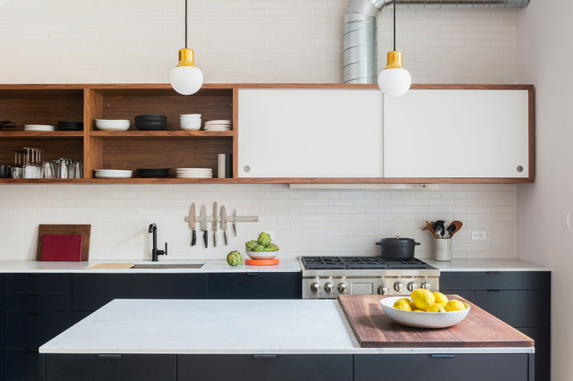 Fort Greene Brownstone Renovation contemporary-kitchen