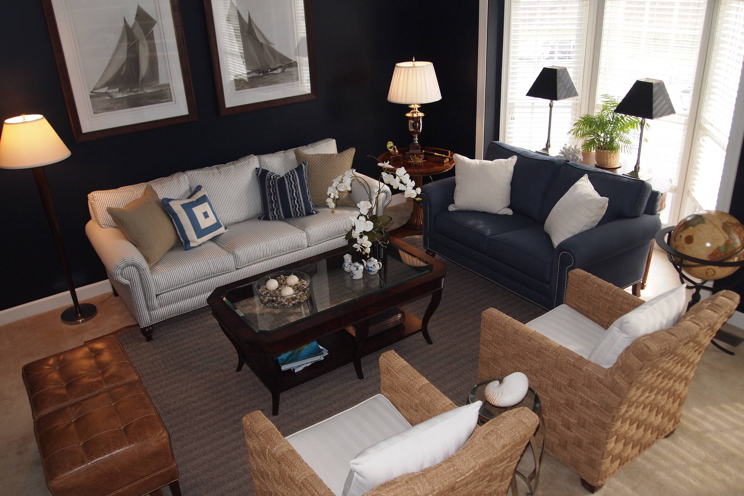 Nautical Living Room Houzz