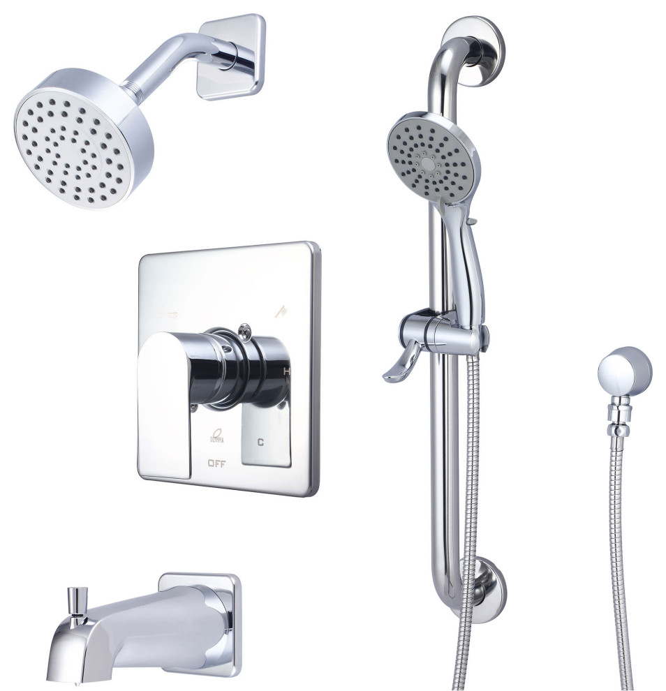 Olympia Faucets TD-23910-ADA i4 Tub and Shower Trim Package - Polished Chrome