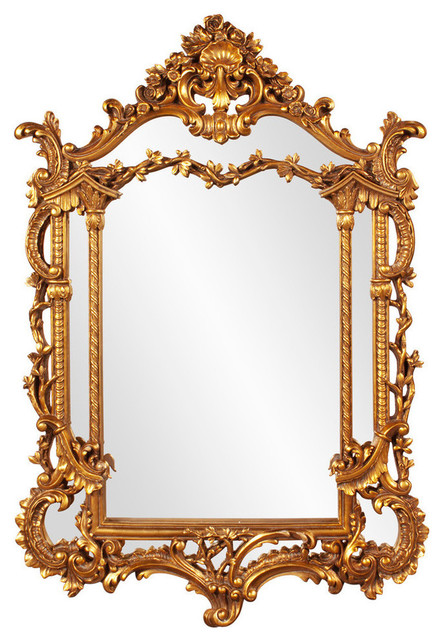 Baroque Wall Mirror levallois-perret baroque mirror 34"x49"x3" - victorian - wall Baroque Wall Mirror levallois-perret baroque mirror 34"x49"x3" - victorian - wall