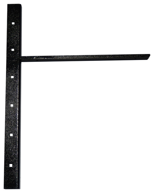 Concealed Flat 1" Brackets, Set of 2, 18"x18" Contemporary Brackets