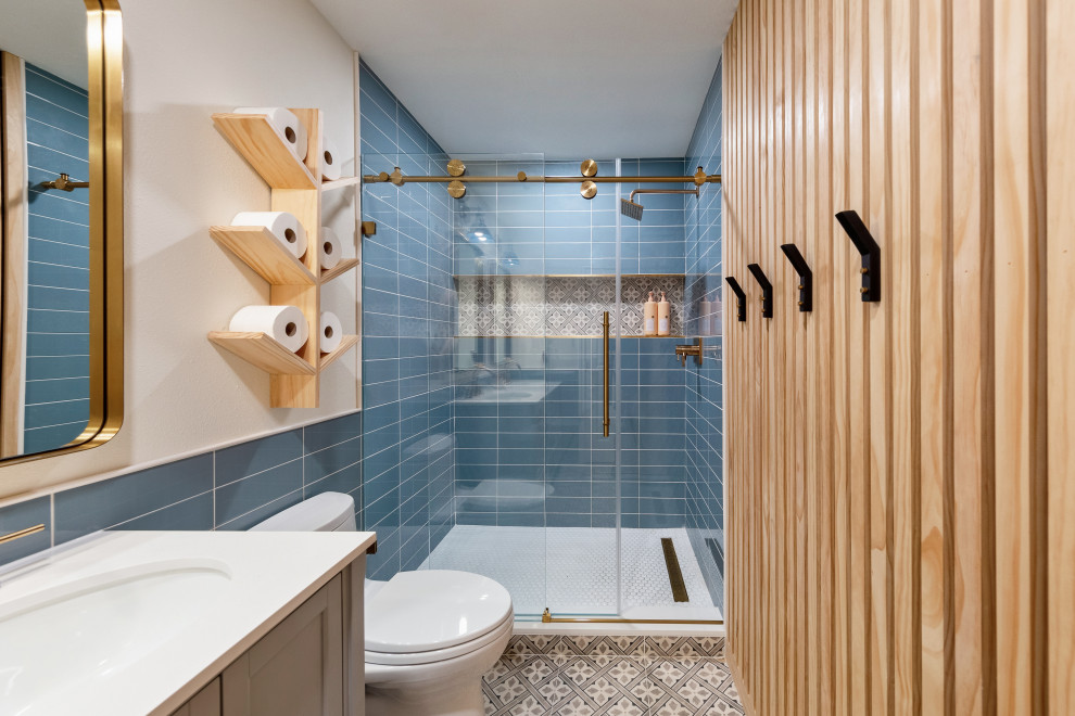 Eclectic Kids Bathroom - Transitional - Bathroom - Houston - by ...